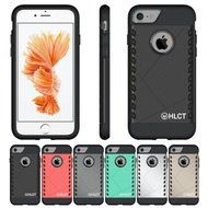 iPhone 7 Case, [4.7 Inch] by HLCT, Interior TPU Bumper &amp; Hard Shell Solid PC Back, Shock-Absorption &amp; Skid-Proof... N4