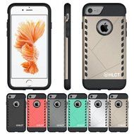 iPhone 7 Case, [4.7 Inch] by HLCT, Interior TPU Bumper &amp; Hard Shell Solid PC Back, Shock-Absorption &amp; Skid-Proof... N5