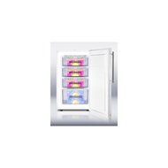 Summit FS407LBIFRADA: ADA Compliant 20" wide built-in undercounter all-freezer, -20(degree) C capable with a lock... N2