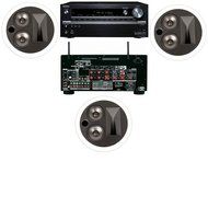 Klipsch KL-7502-THX In-Ceiling LCR(3 Each)-Onkyo TX-NR838 7.2 Channel Network- White