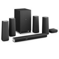 Philips CSS5530B/37 Zenit Cinema Speakers (Black) N10