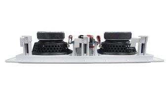 82W Silver Ticket In-Wall In-Ceiling Speaker with Pivoting Tweeter (8 Inch in-wall) N44
