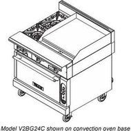 Vulcan V2BG24C V Series Heavy Duty Range gas 36" (2) 33,000 BTU open burners (1)