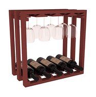 Wine Racks America Ponderosa Pine Lattice Stacking Stemware Cube. 13 Stains to Choose From! N6