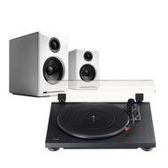 TEAC TN-100 Turntable and Audioengine A2+ Powered Speaker Package (Black/White)