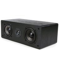 Micca MB42-C Center Channel Speaker With Dual 4-Inch Carbon Fiber Woofer and Silk Dome Tweeter (Black, Each) N2