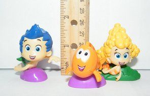 Nickelodeon Bubble Guppies Deluxe Figure Set of 10 Cake Toppers Cupcake Toppers Party Decorations N4