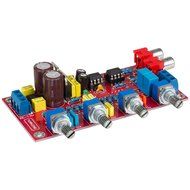Yuan-Jing NE5532 Stereo Preamplifier Volume Control Board with Treble Midrange and Bass Tone Controls N2