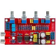 Yuan-Jing NE5532 Stereo Preamplifier Volume Control Board with Treble Midrange and Bass Tone Controls N3