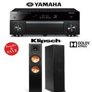 Yamaha RX-A1060BL AVENTAGE 7.2-Channel Dolby Atmos Network A/V Receiver + (1) Pair of Klipsch RP-280FA Dolby Atmos...