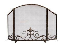 Spi Fleur De Lis Fireplace Screen N2