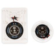 Blue Octave LH-827 In Wall and In Ceiling 8" Speakers Home Theater Surround Sound 7 Speaker Set N3