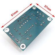 DROK&reg; HI-FI Digital Stereo Power Amp Circuit LM3886TF Small Audio Amplifier IC Mono 60W AC 20~28V N3