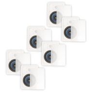 Blue Octave LW62 In Wall 6.5" Speakers Home Theater Surround Sound 2-Way 3 Pair Pack