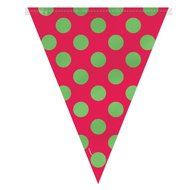 Red and Green Polka Dot Holiday Cupcake Kit for 24 N10