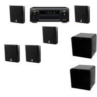 M&amp;K Sound MP150II Wall Mounted Loudspeaker 5.2 HRS12 Denon AVR-X5200W