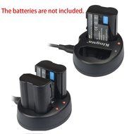 Andoer KingMa Dual 2-Channel ENEL14 Battery Charger for Nikon D3100 D3200 D5100 P7100 P7000 N12
