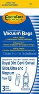 Vacuum Parts &amp; Accessories Dirt Devil Royal Type U Micro Filtration Vacuum Cleaner 3 pack of Bags Style U