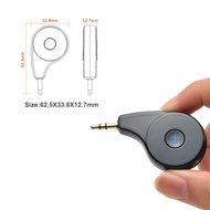 AGPtek Mini Bluetooth Receiver Portable Car Kit CSR 4.1 A2DP Wireless Adapter Music receiver N23