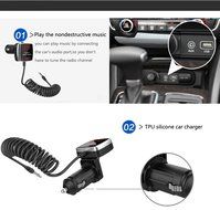 AGPtek Mini Bluetooth Receiver Portable Car Kit CSR 4.1 A2DP Wireless Adapter Music receiver N25