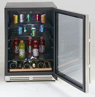 Avanti BCF54S3S 24" Designer Series Beverage Cooler, Black N3