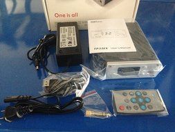 Upgrade Version TP32EX 50W Digital Headphone Amplifier with USB-DAC AMP and Remote Control (Silver) N3