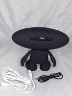 Portable Alien Bluetooth Speaker Color: BLACK N2