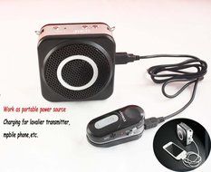 EXMAX E160W 2.4G 12W USB Digital Wireless Amplifier Portable Hi-Fi with Clip-on Transmitter Waist Hanging Type... N2