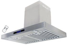 GOLDEN VANTAGE 30" Wall Mount Stainless Steel Range Hood With Gas Sensor &amp; Remote GV-Z01-30 N4