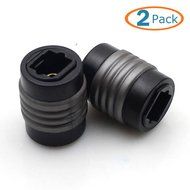 HTTX Female to Female Optical Toslink Digital Audio Extension Cable Coupler Connector Adapter, 2-Pack N4