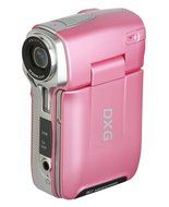 DXG DXG 565VP 5.0 Megapixel Ultra-Compact Digital Camcorder with 2.4-Inch LCD (Pink)