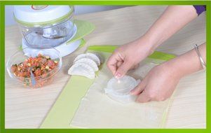 XDOBO Prepworks From Progressive International Dough Press, Kitchen Turnover Dumpling Maker Perfect Tool for Home... N3