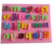 SHINA New Arrival Fondant Silicone Sugar Lowercase Letters Shaped Cake Craft Mold For Your Baby N3
