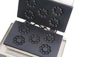 Open Kitchen NP-3 Commerical/Home Use 5pcs 110v 220v Electric Commercial 7.5cm Donut Doughnut Machine Maker Iron... N5