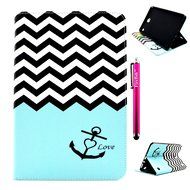 Tab A 9.7 Case, Firefish Kickstand Feature High Quality PU Leather Wallet with Card Slots Damage Resistance Case... N100