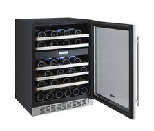 46 Bottle Dual Zone Built-In Wine Refrigerator N4