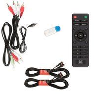 Blue Octave B51 Home Theater 5.1 Powered Speaker System with USB Bluetooth and 2 Extension Cables N2