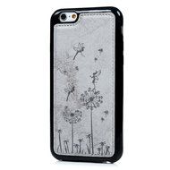 iPhone 6S Case,iPhone 6 Case (4.7") - Slim Fit Shock-Absorption Soft TPU Rubber Gel Bumper Vintage Embossed Dandelions... N28