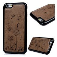 iPhone 6S Case,iPhone 6 Case (4.7") - Slim Fit Shock-Absorption Soft TPU Rubber Gel Bumper Vintage Embossed Dandelions... N29