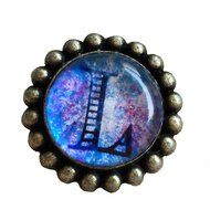 A.B Crew 42mm Antique Glass Cabinet Knobs Home Decor Cupboard Drawers Pulls Handles Unique Hardwares Fittings,... N8
