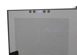 HOMEIMAGE Thermo Electric Wine Cooler w/ Tinted Glass Door 28 Bottles - HI-28T N4