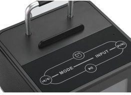 AJ-86 Stereo Bluetooth Speaker - 3.25 Inch LCD Display, Stereo Sound, Calendar, Alarm, FM Radio, Remote Control N5