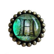 A.B Crew 42mm Antique Glass Cabinet Knobs Home Decor Cupboard Drawers Pulls Handles Unique Hardwares Fittings,... N11