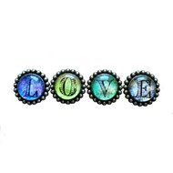 A.B Crew 42mm Antique Glass Cabinet Knobs Home Decor Cupboard Drawers Pulls Handles Unique Hardwares Fittings,... N13