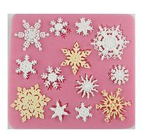 Anyana Snow Silicone Fondant Mold Cake Decorating Pastry Gum Pastry Tool Kitchen Tool Sugar Paste Baking Mould... N5