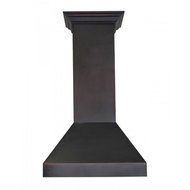 900 CFM Wall Mounted Range Hood Finish: Black, Size: 21" H x 36" W x 13.9" D