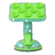 Kaka(tm) Bling Handmade Crystal Rhinestones Portable Rotating Suction Cup Mini Desk Car Mount Clip Stand Holder... N9