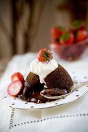 Warm Chocolate Fudge Cake
