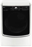 LG DLEX5000W TurboSteam 7.4 Cu. Ft. White Stackable With Steam Cycle Electric Dryer - Energy Star