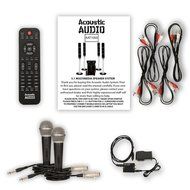 Acoustic Audio AAT1000 Tower 5.1 Speaker System with Optical Input and 2 Microphones N2